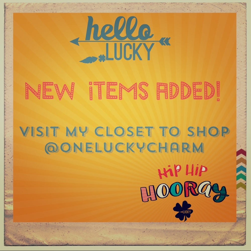 New arrivals posted!